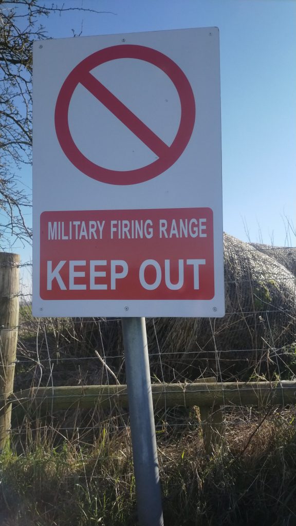 Sign saying Keep Out