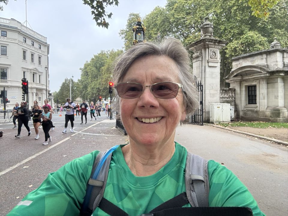Val in green tshirt at Royal parks